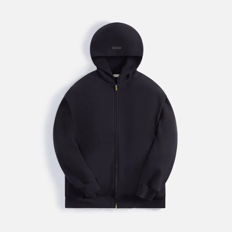 Fear of God Eternal Fleece Zip Hoodie - Black sold by Kith