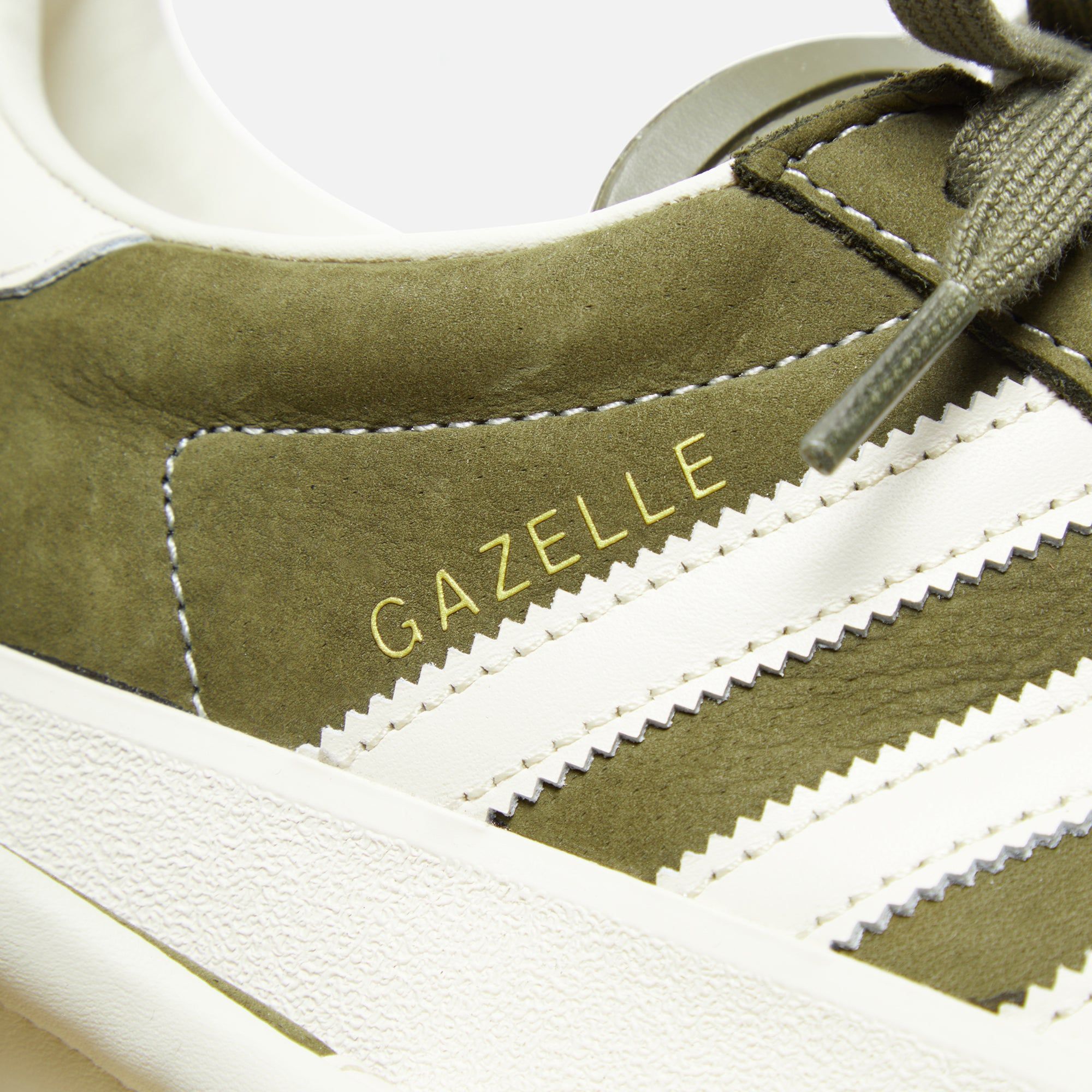 Adidas Gazelle 85 - Olive Strata / Chalk White / Wonder White sold by Kith product image thumbnail 5