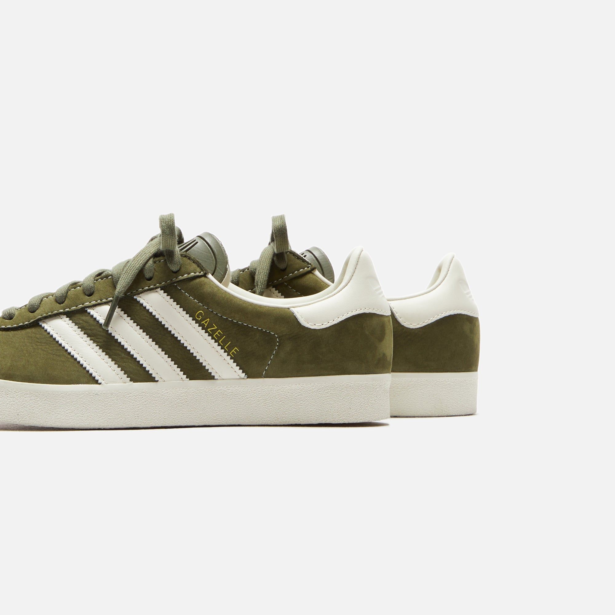 Adidas Gazelle 85 - Olive Strata / Chalk White / Wonder White sold by Kith product image thumbnail 3