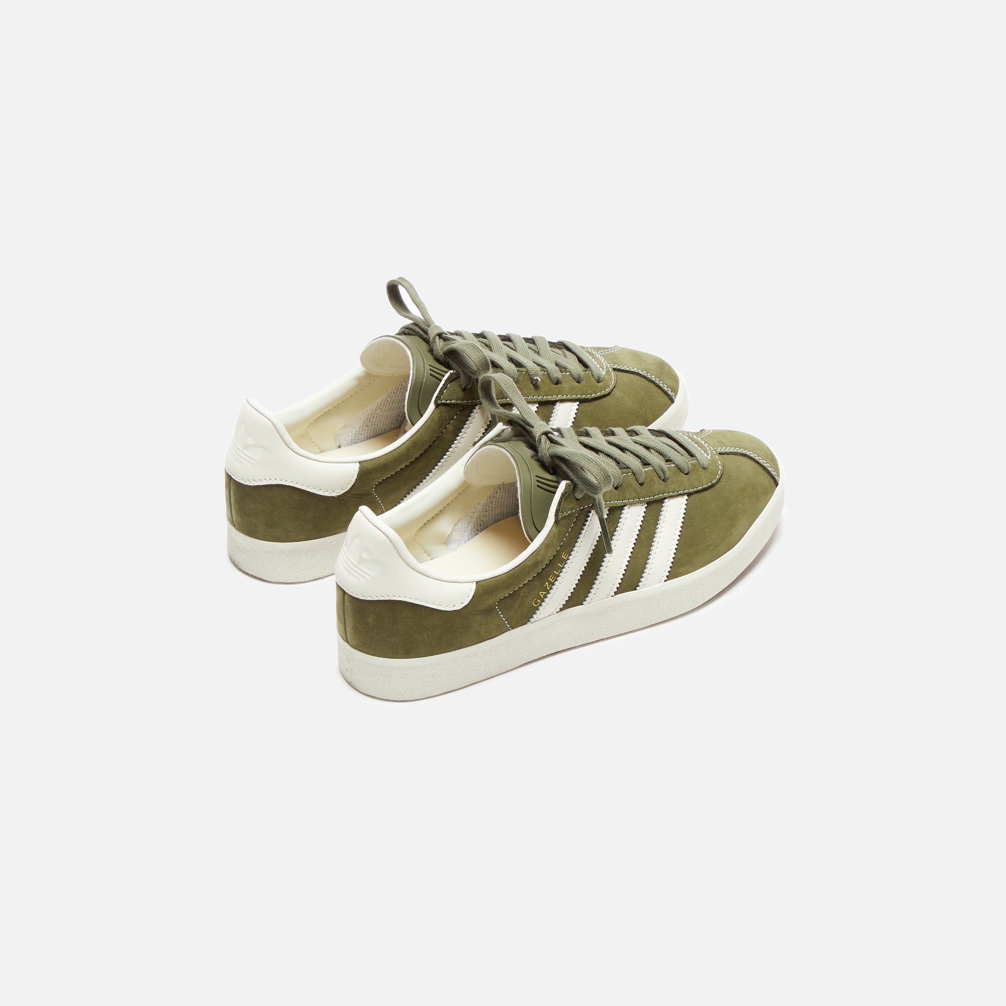 Adidas Gazelle 85 - Olive Strata / Chalk White / Wonder White sold by Kith product image thumbnail 4