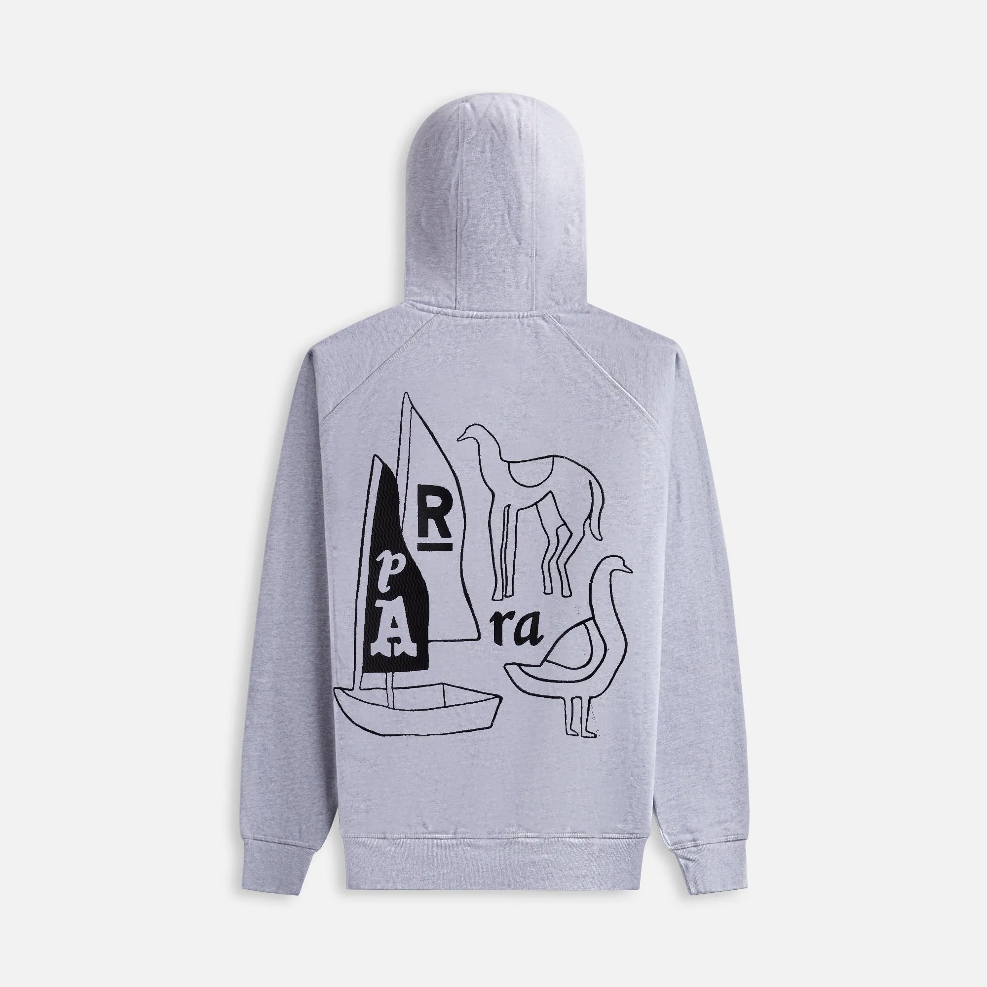 by Parra The Riddle Hooded Sweatshirt - Heather Grey sold by Kith product image thumbnail 2