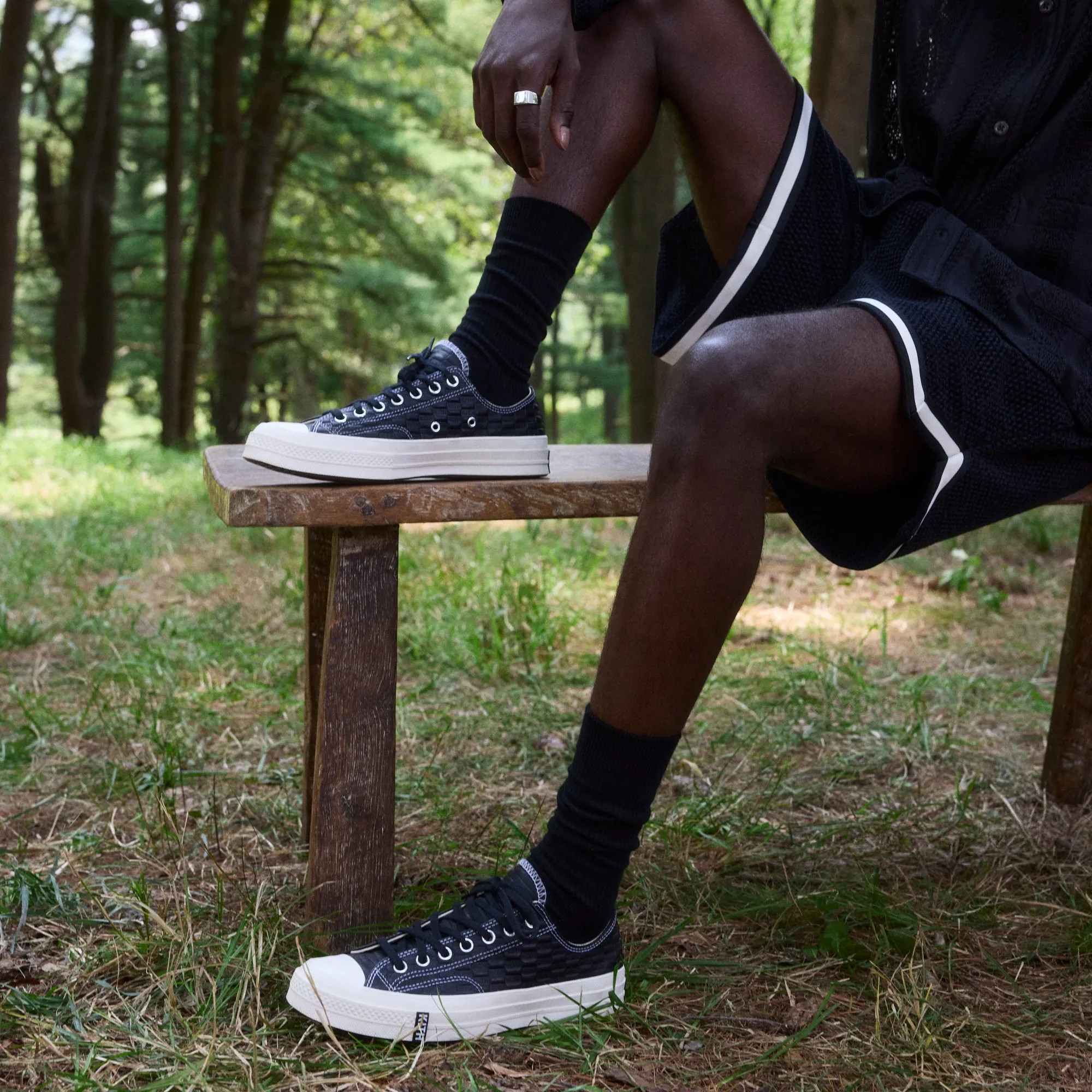 Kith for Converse Chuck Taylor All Star 1970 Ox - Black / Scarab / Egret Deco sold by Kith product image thumbnail 2