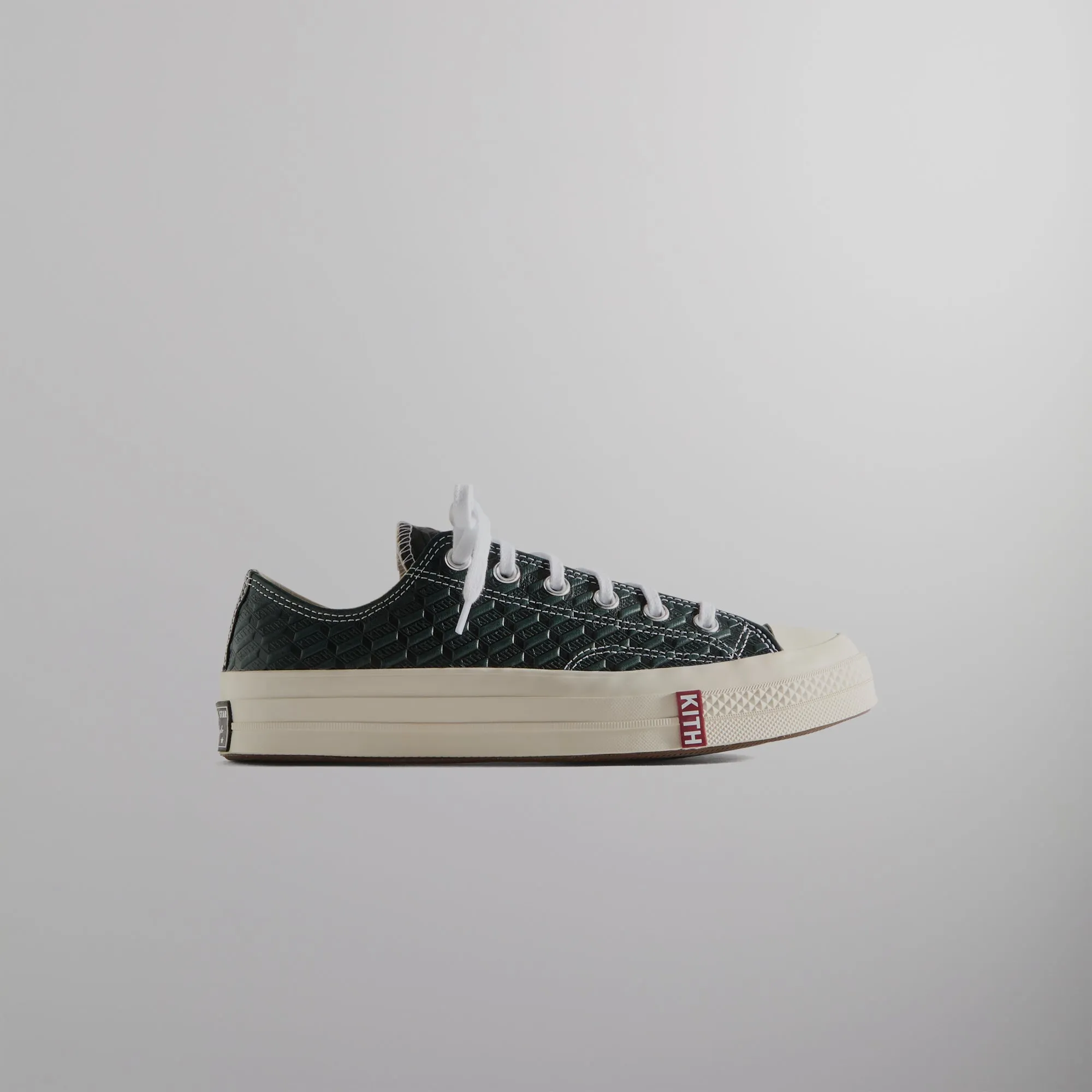 Kith for Converse Chuck Taylor All Star 1970 Ox - Black / Scarab / Egret Deco sold by Kith
