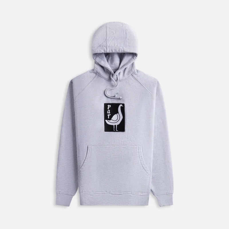 by Parra The Riddle Hooded Sweatshirt - Heather Grey sold by Kith