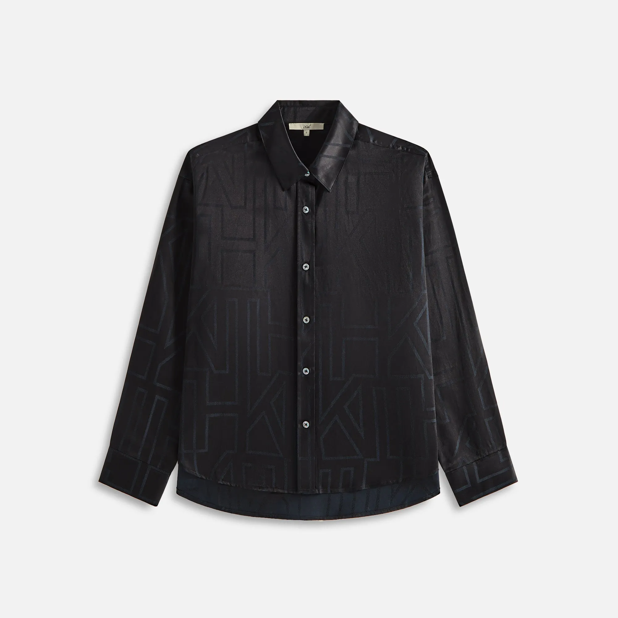 Kith Women Roanne Monogram Shirt - Black sold by Kith