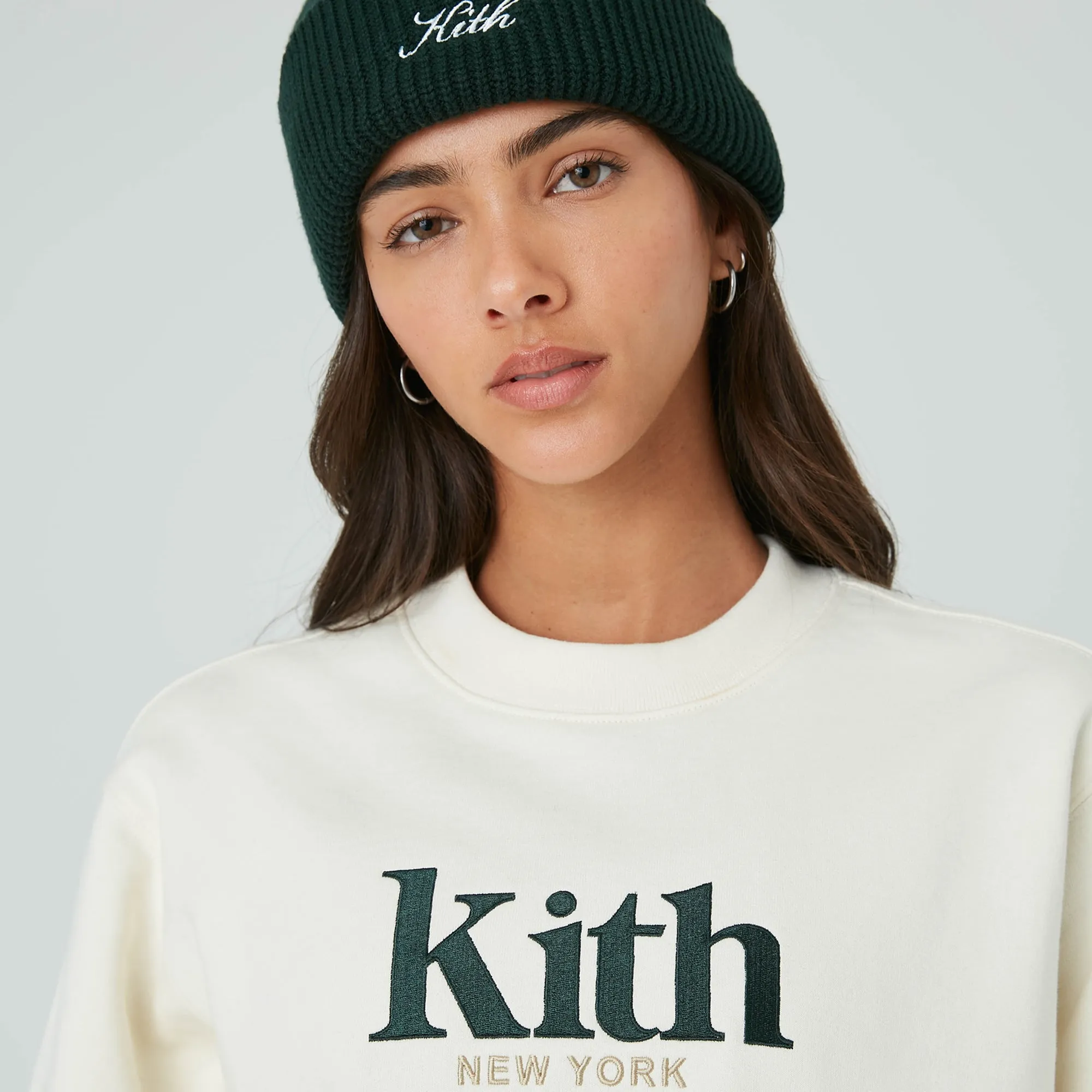 Kith Women Asher New York Crewneck - Sandrift sold by Kith product image thumbnail 3