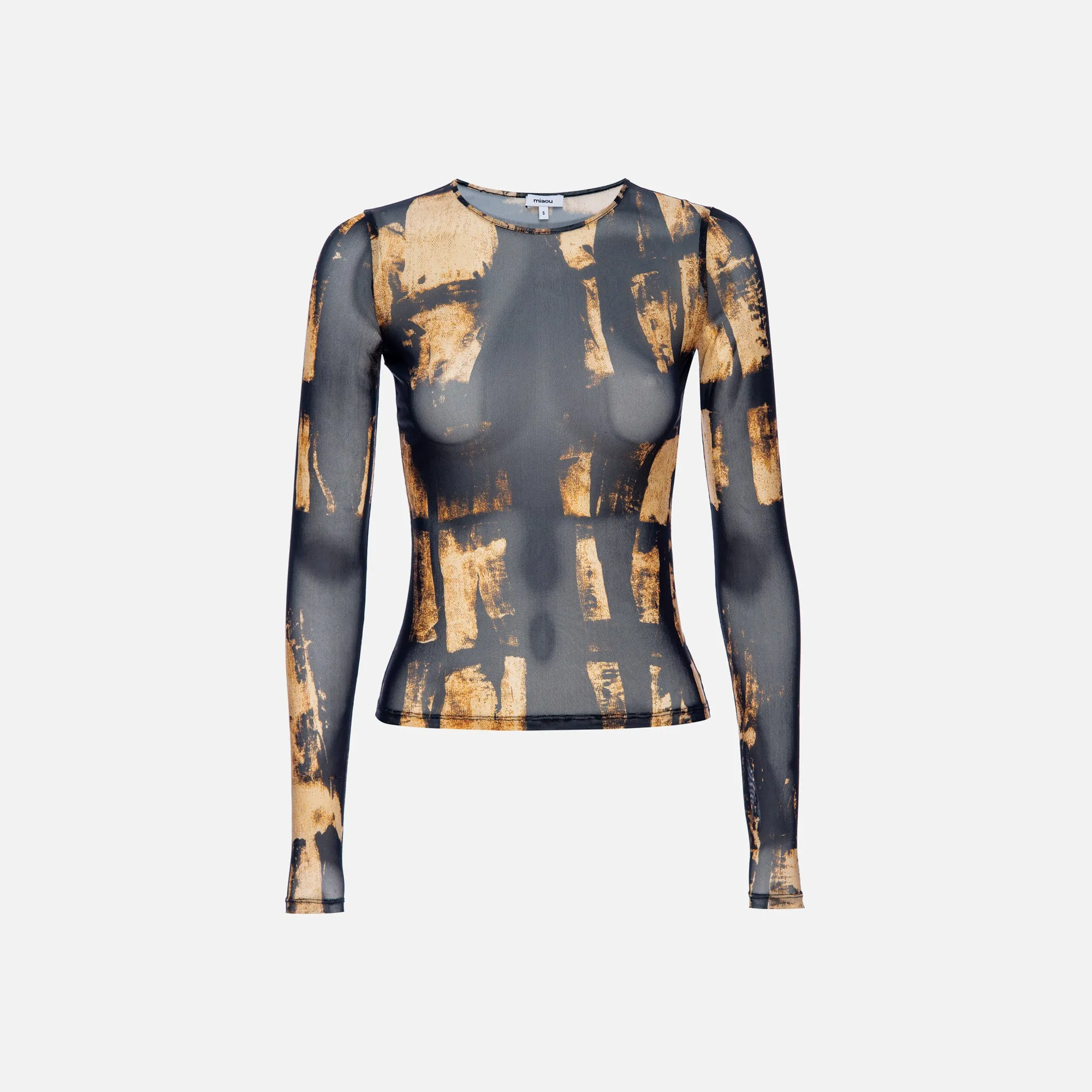 Miaou Long Sleeve Tee - Treading Brown sold by Kith