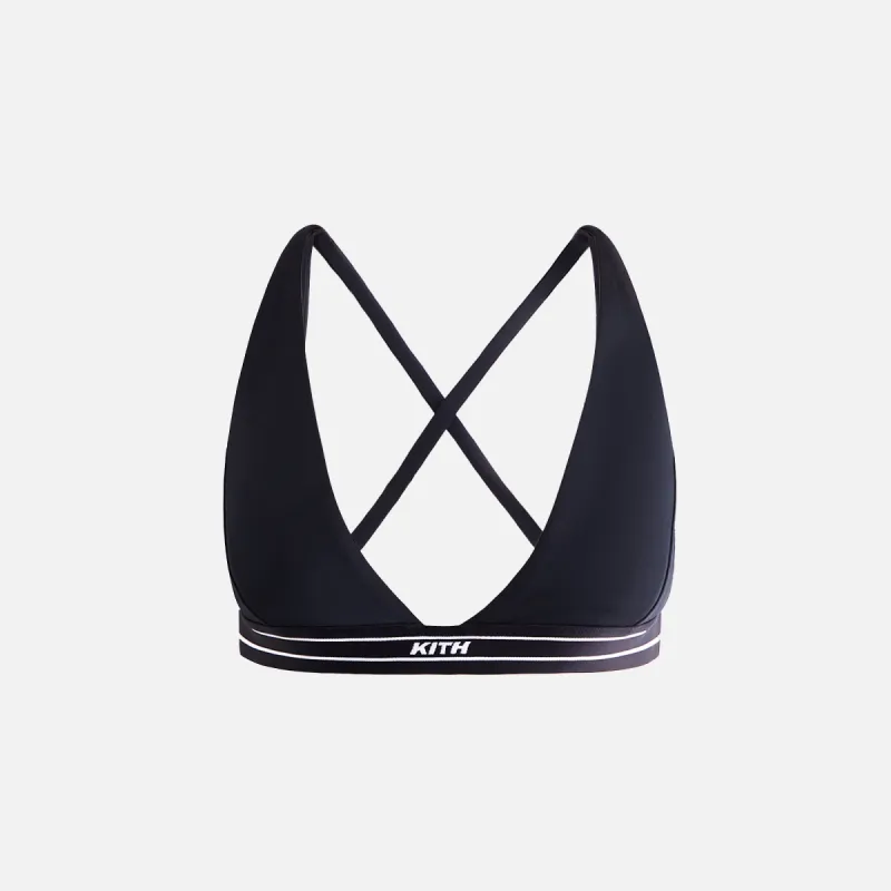 Kith Women Cay Plunge Active Bra- Black sold by Kith
