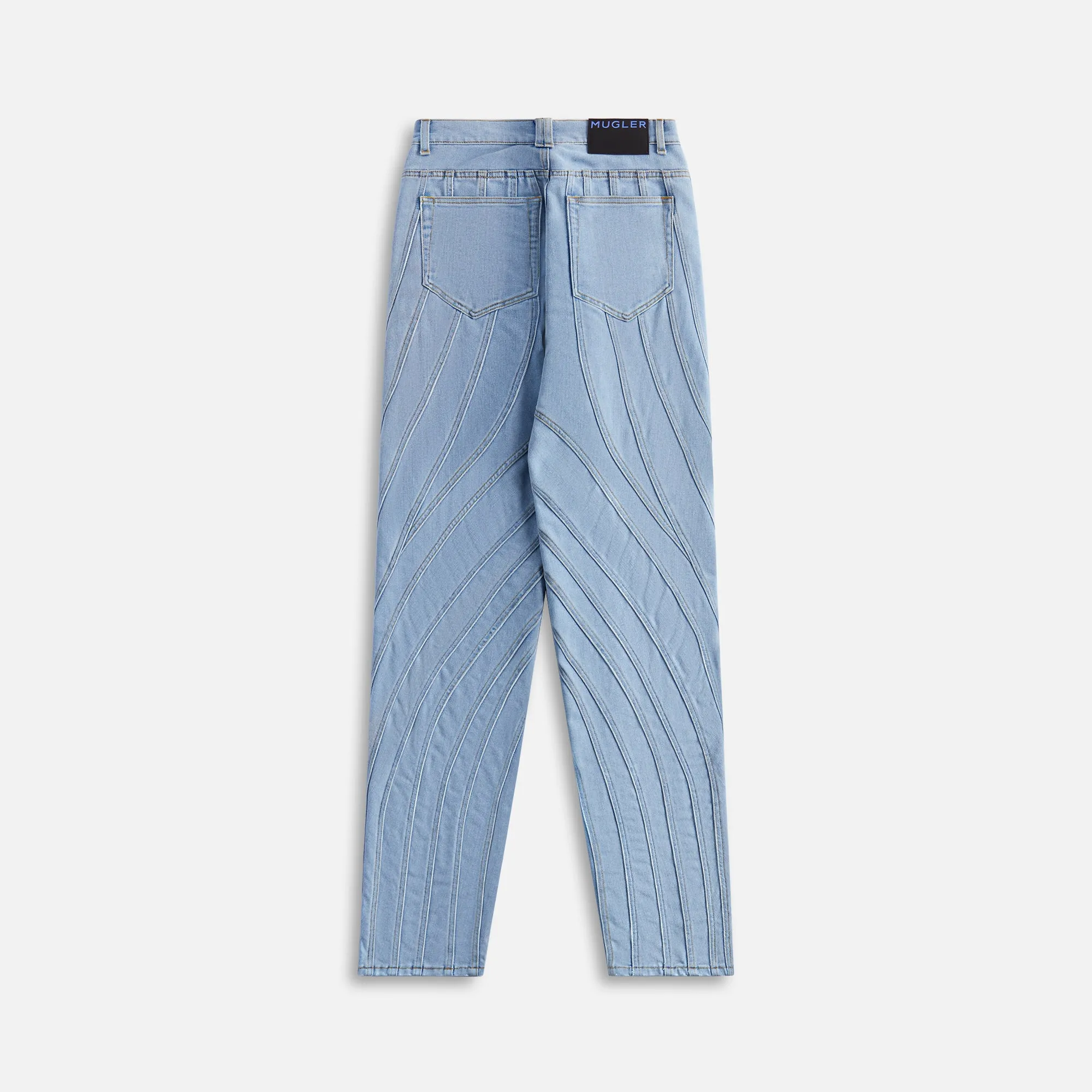 Mugler Textured Denim Pant - Light Blue sold by Kith product image thumbnail 2