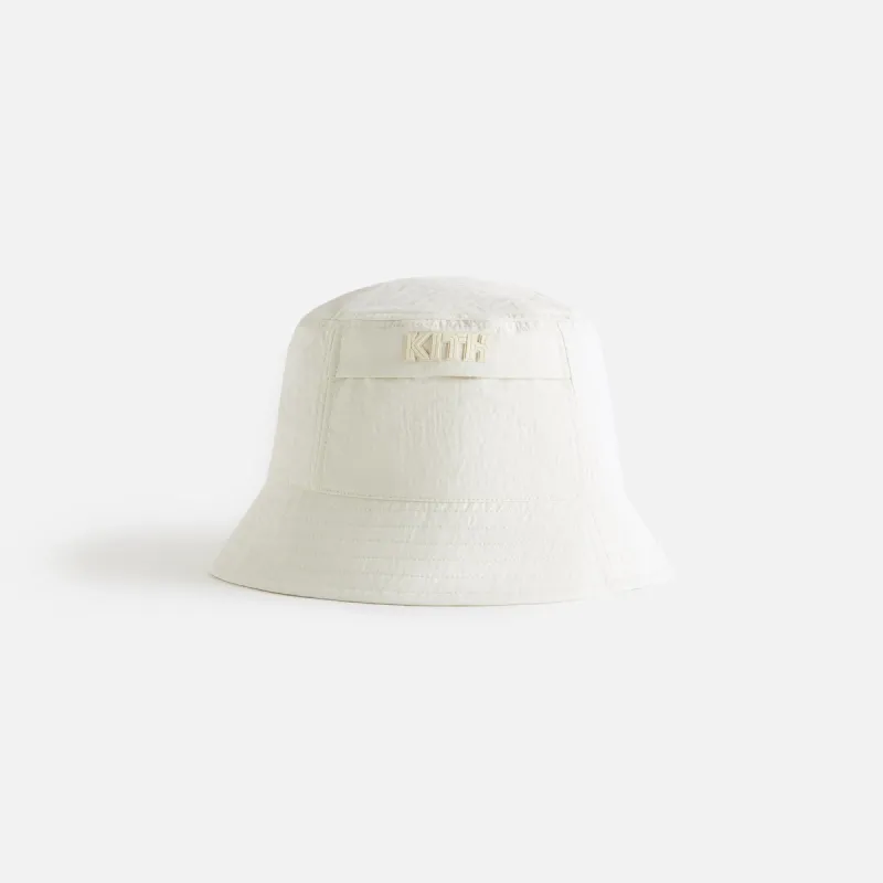 Kith Women Utility Bucket Hat - Pebble sold by Kith