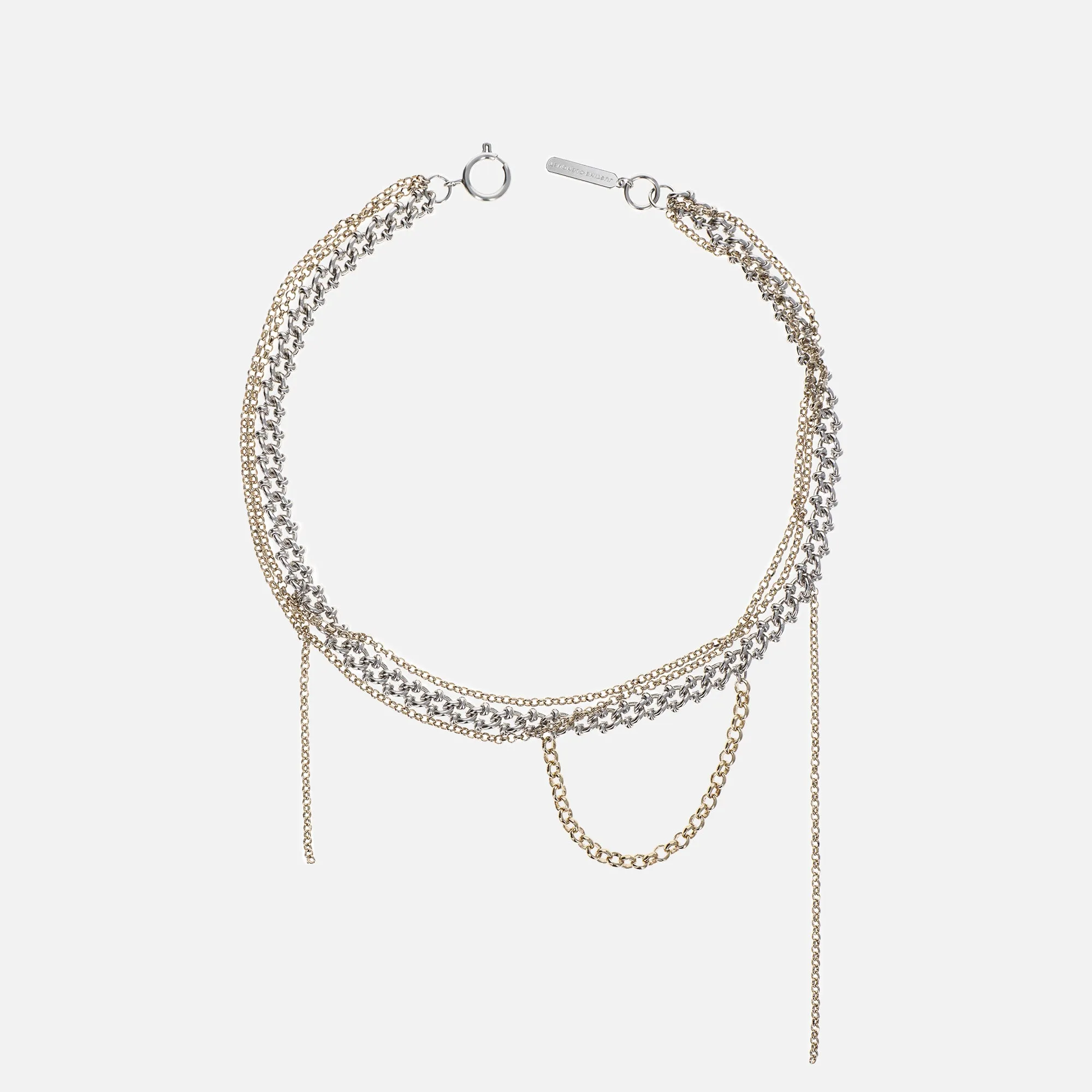 Justine Clenquet Mara Necklace - Gold / Palladium sold by Kith