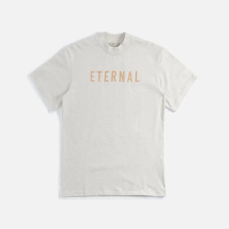 Fear of God Eternal Cotton Tee - Warm Heather Oatmeal sold by Kith