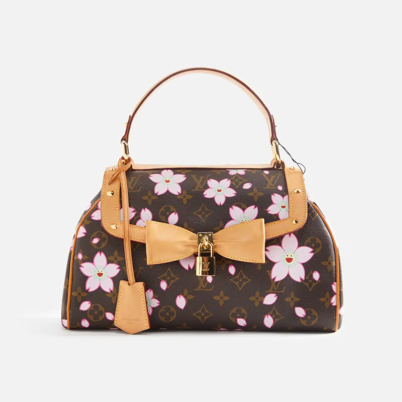 WGACA Louis Vuitton Murakami Blossom Sac Retro PM - Brown sold by Kith