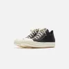 Rick Owens Low Top Sneakers - Black / Milk sold by Kith