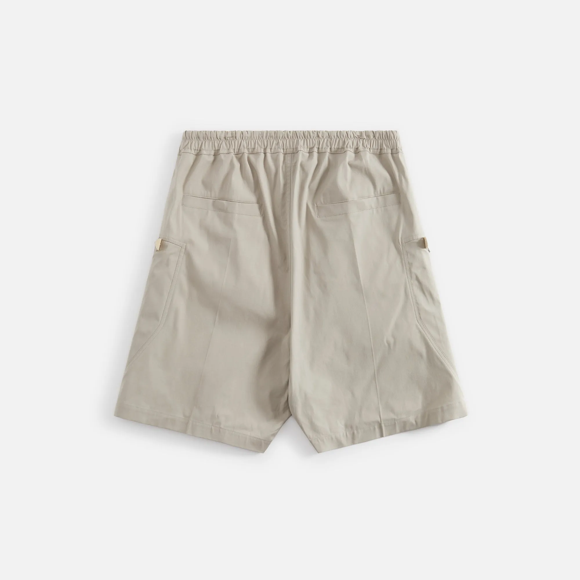Rick Owens Bauhaus Bela Poplin Shorts - Pearl sold by Kith product image thumbnail 2