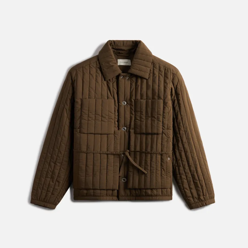 Craig Green Quilted Worker Jacket - Brown sold by Kith