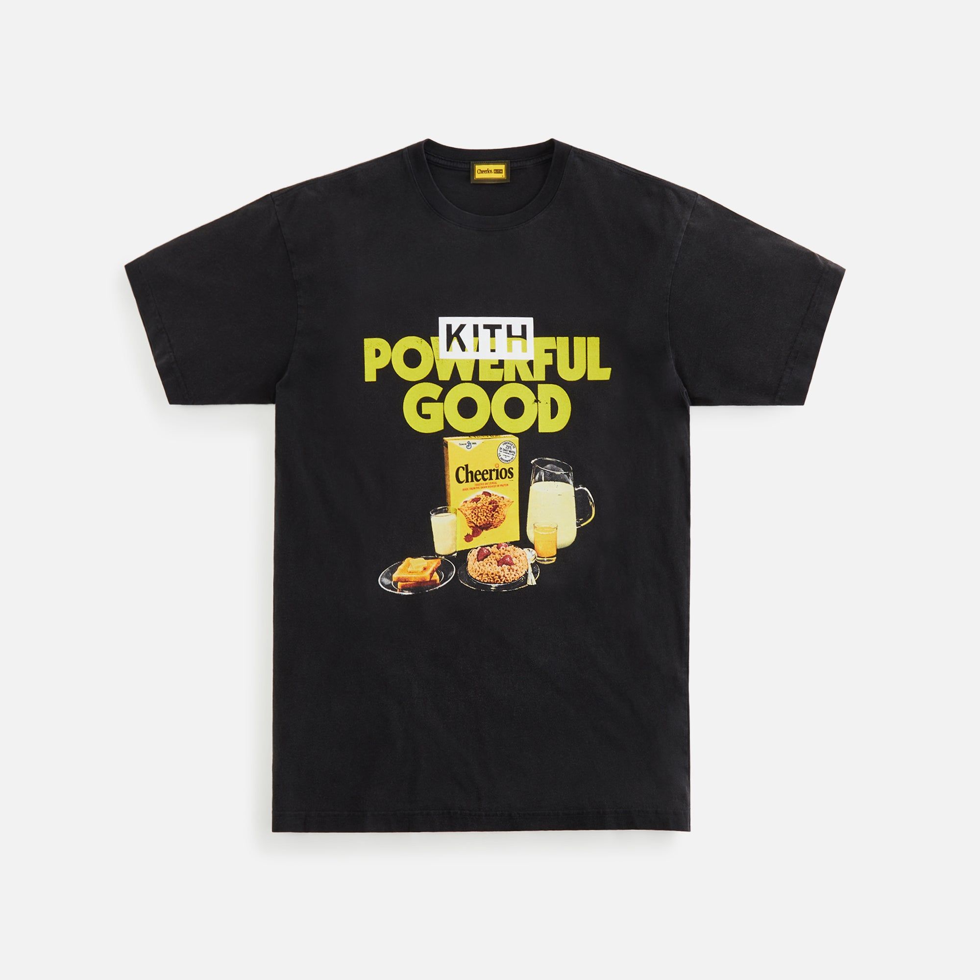 Kith Treats for Cheerios Powerful Good Vintage Tee - Black sold by Kith