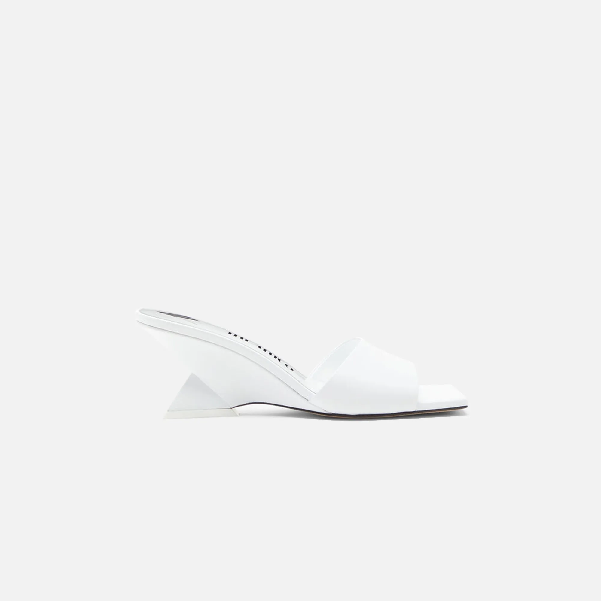 The Attico Cheope Mule - White / Nichel sold by Kith