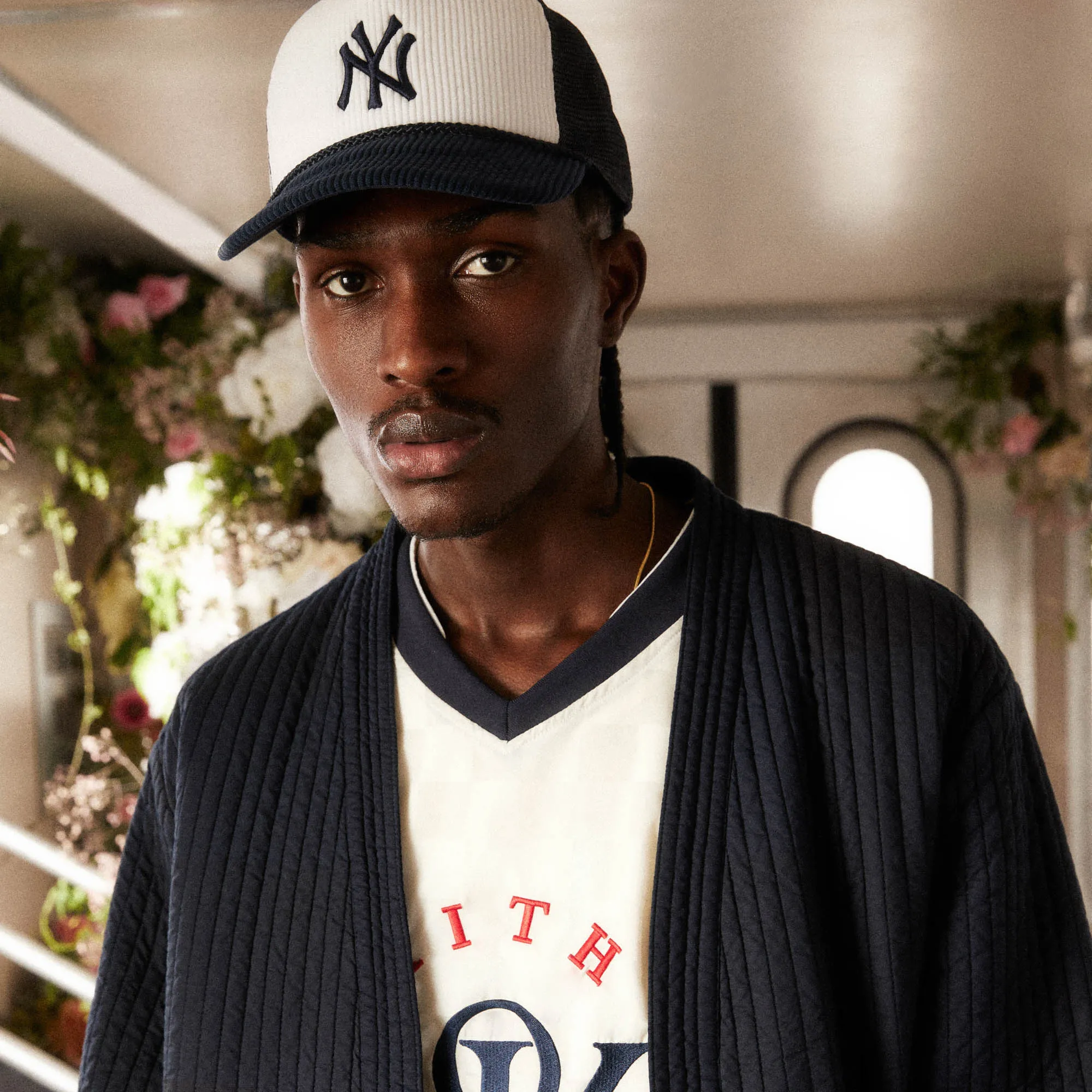 Kith for the New York Yankees Corduroy Trucker Hat - Nocturnal sold by Kith product image thumbnail 2