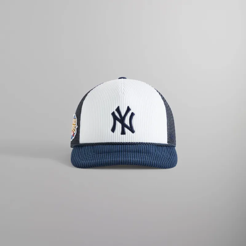 Kith for the New York Yankees Corduroy Trucker Hat - Nocturnal sold by Kith