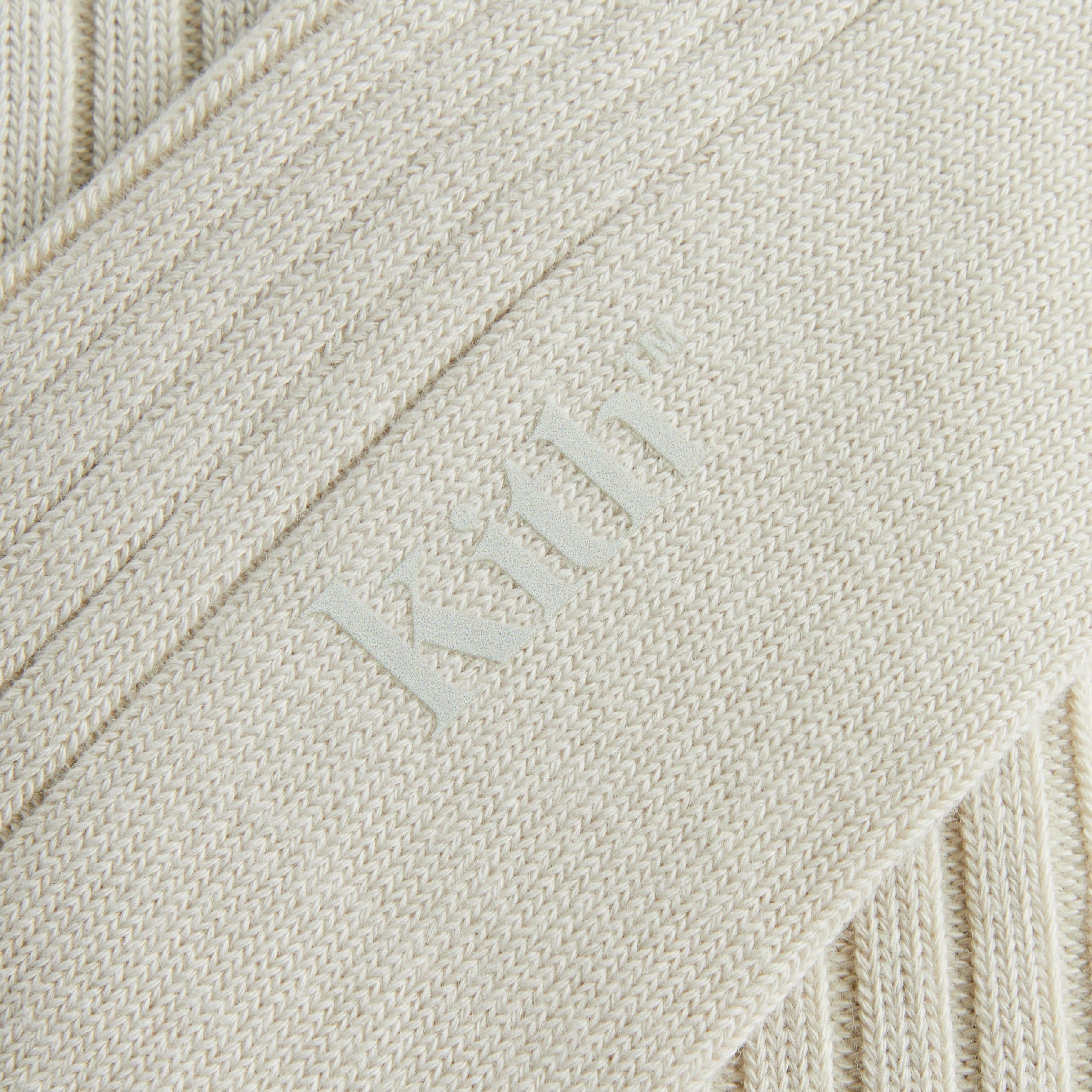 Kith Ribbed Cotton Socks - Sandrift PH sold by Kith product image thumbnail 3