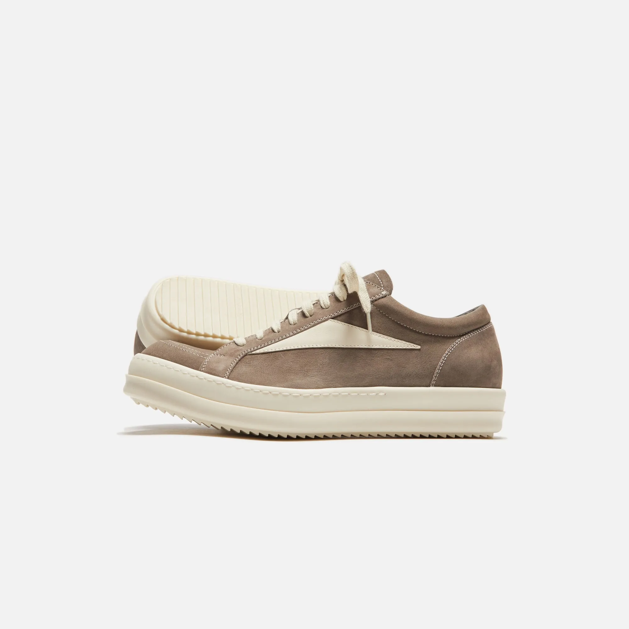 Rick Owens Vintage Sneakers - Dust / Milk / Milk Scarpe / Pelle sold by Kith product image thumbnail 5