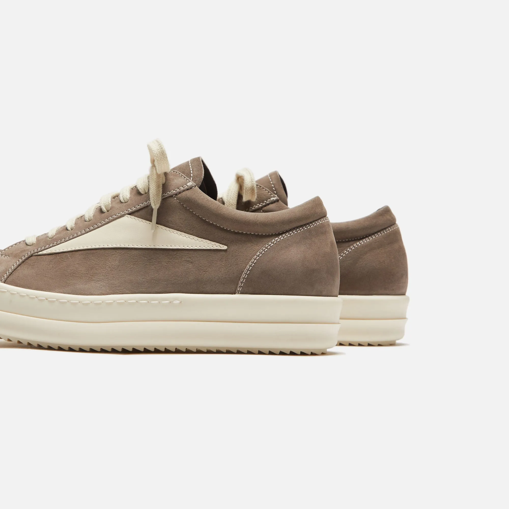 Rick Owens Vintage Sneakers - Dust / Milk / Milk Scarpe / Pelle sold by Kith product image thumbnail 3