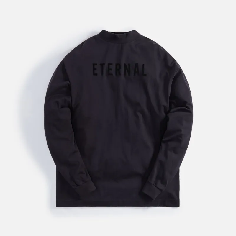 Fear of God Eternal Cotton Long Sleeves Tee - Black sold by Kith
