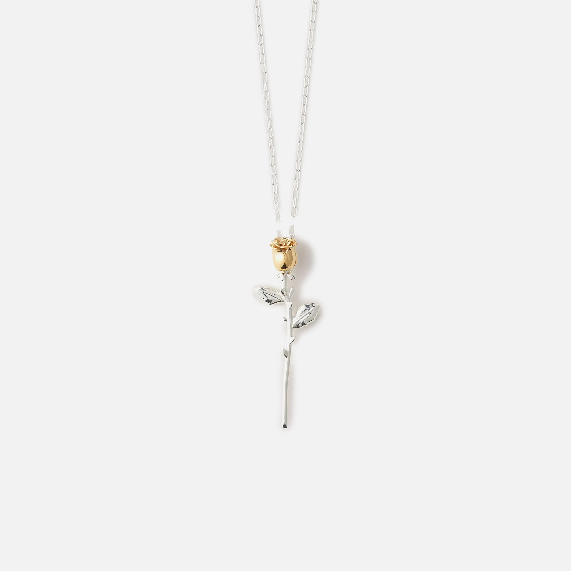 Ambush Rose Charm Necklace - Silver sold by Kith product image thumbnail 2