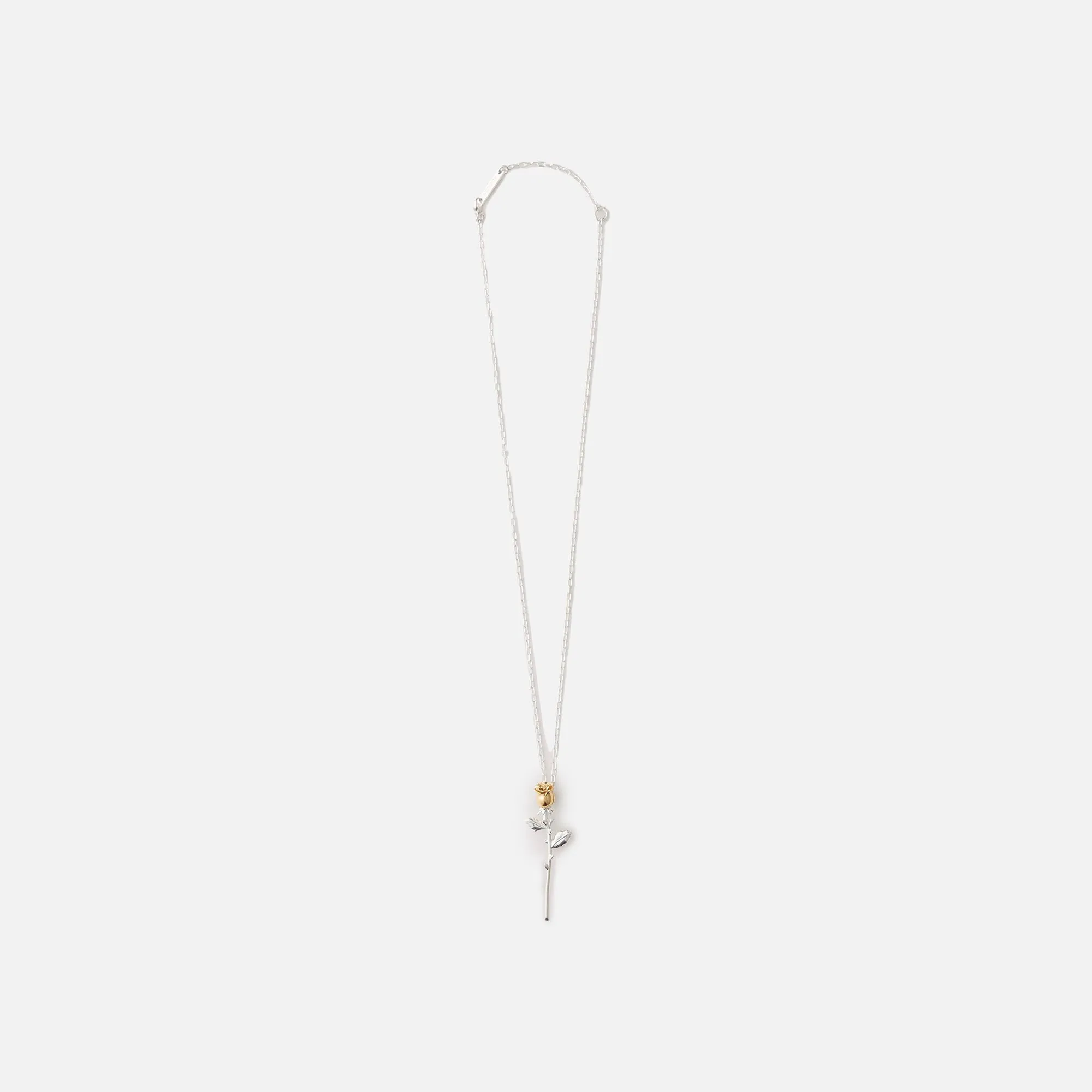 Ambush Rose Charm Necklace - Silver sold by Kith