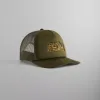 Kith NY to the World Nolan Poly Foam Trucker Hat - Cypress PH sold by Kith