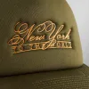 Kith NY to the World Nolan Poly Foam Trucker Hat - Cypress PH sold by Kith