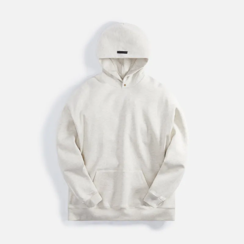 Fear of God Eternal Cotton Fleece Hoodie - Warm Heather Oatmeal sold by Kith