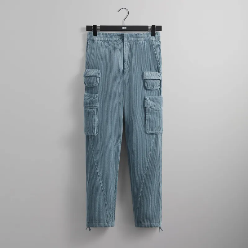 Kith Cord Chauncey Cargo Pant - Light Indigo sold by Kith