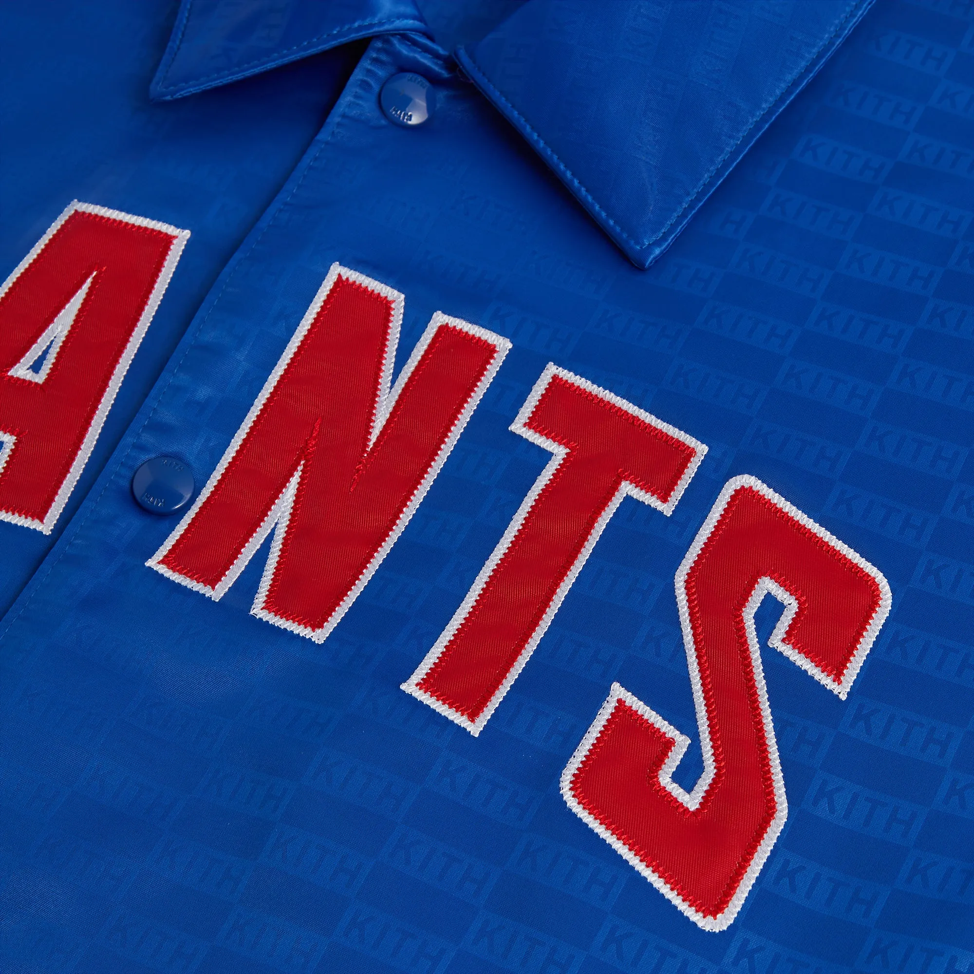 Kith for the NFL: Giants Satin Bomber Jacket - Current sold by Kith product image thumbnail 4