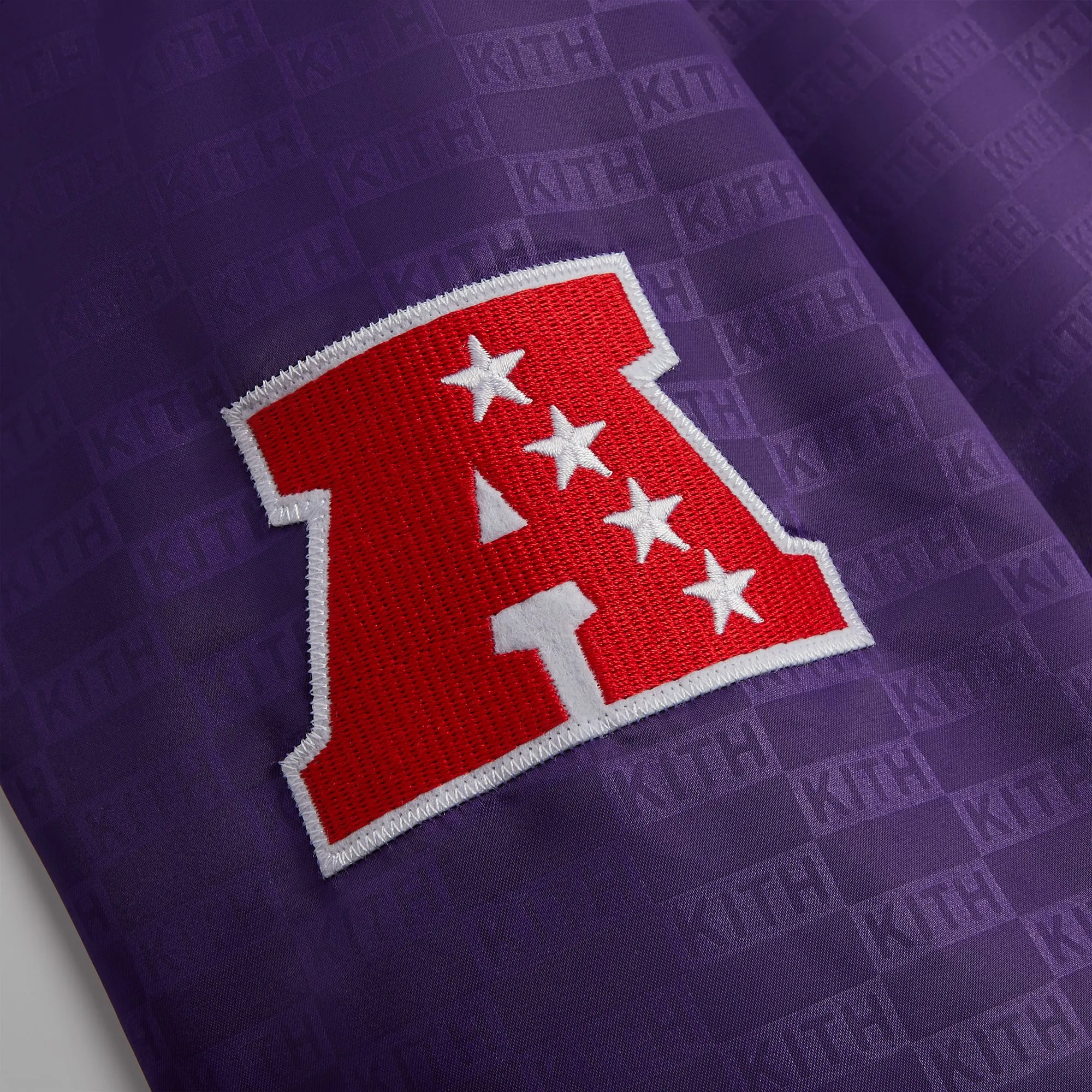 Kith for the NFL: Ravens Satin Bomber Jacket - Traveler sold by Kith product image thumbnail 4