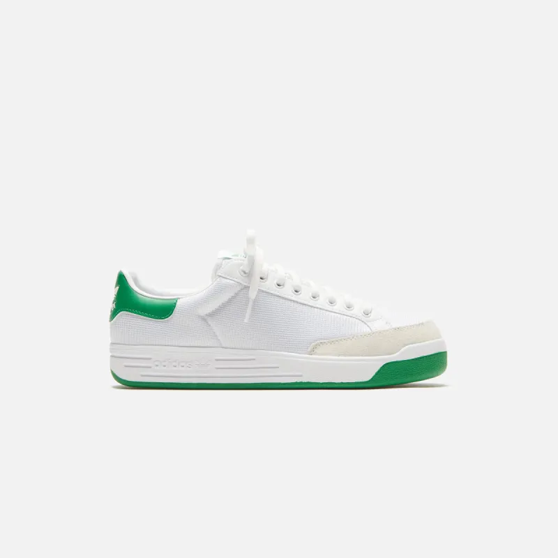 adidas Rod Laver - White / White / Green sold by Kith