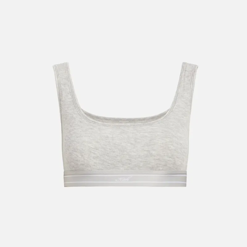 Kith Women Modal Ribbed Bra - Heather Grey sold by Kith