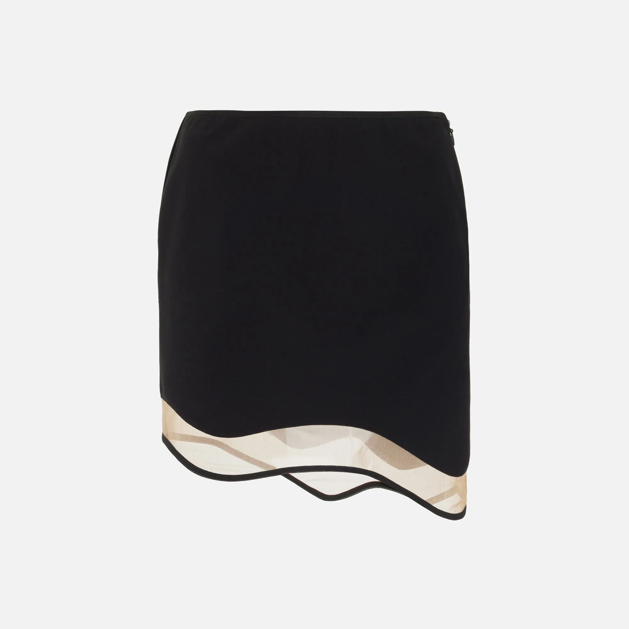 Nensi Dojaka Heartbeat Mini Skirt - Black sold by Kith