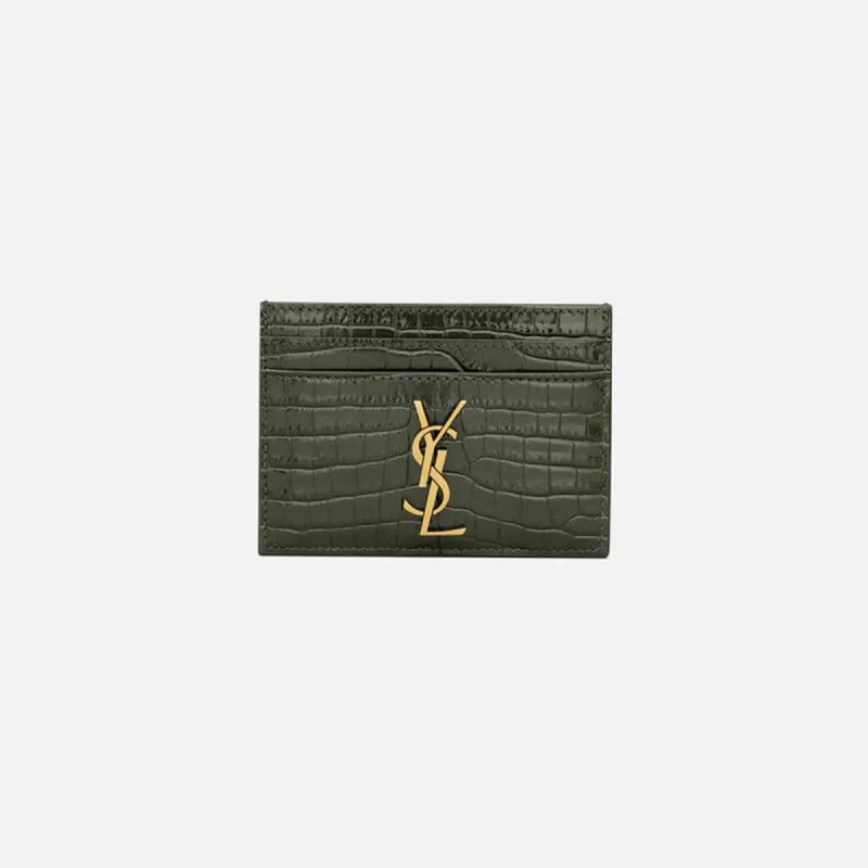Saint Laurent YSL PCC 172Y Tricolor Hardware Monogram Card