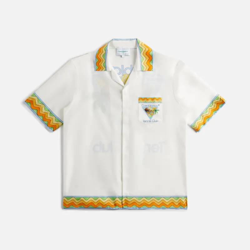 Casablanca Cuban Collar Shirt - Afro Cubism sold by Kith