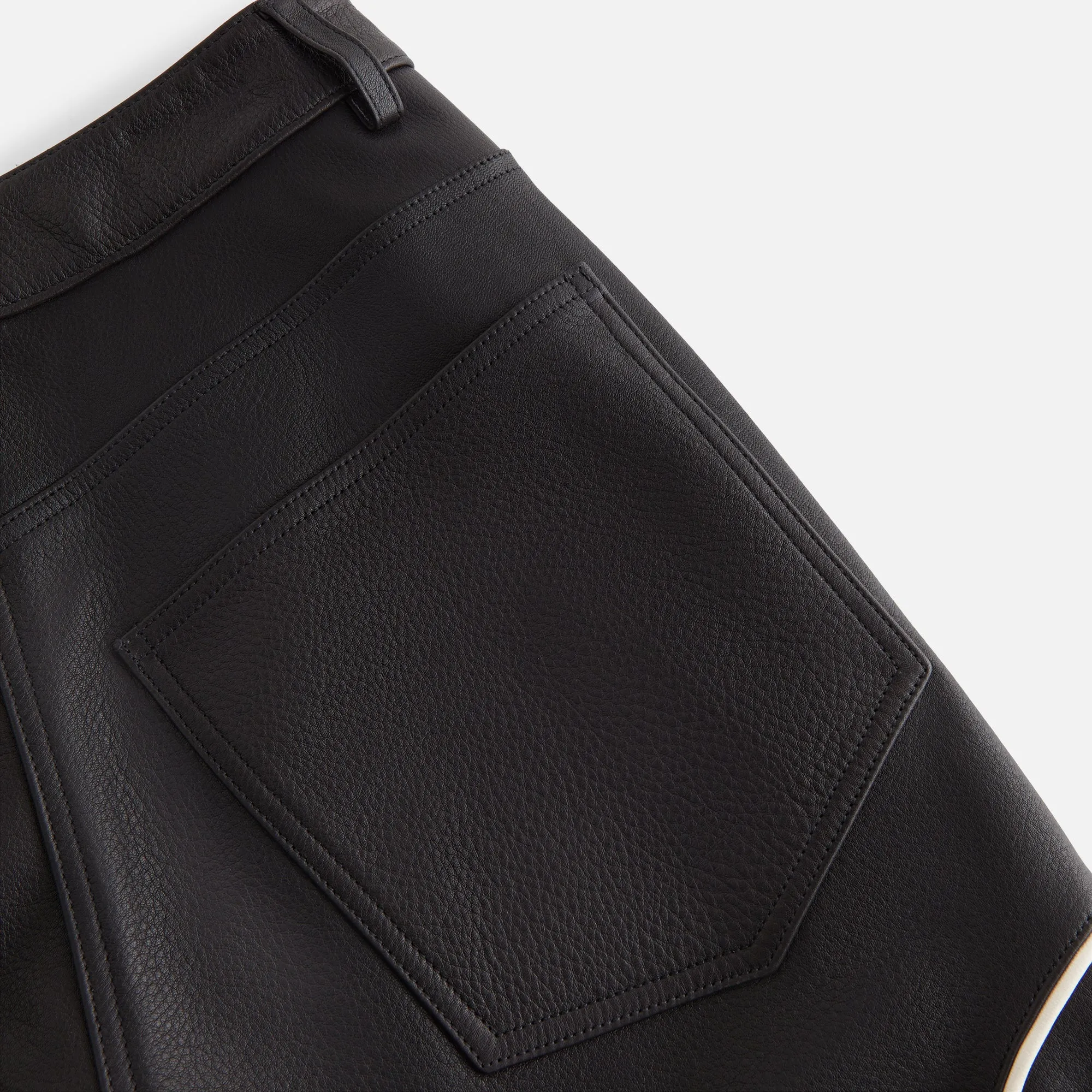Kith Women Evren Moto Leather Pant - Black sold by Kith product image thumbnail 5