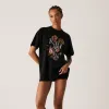 Kith Women Kith & Kin Flora Vintage Tee - Black sold by Kith