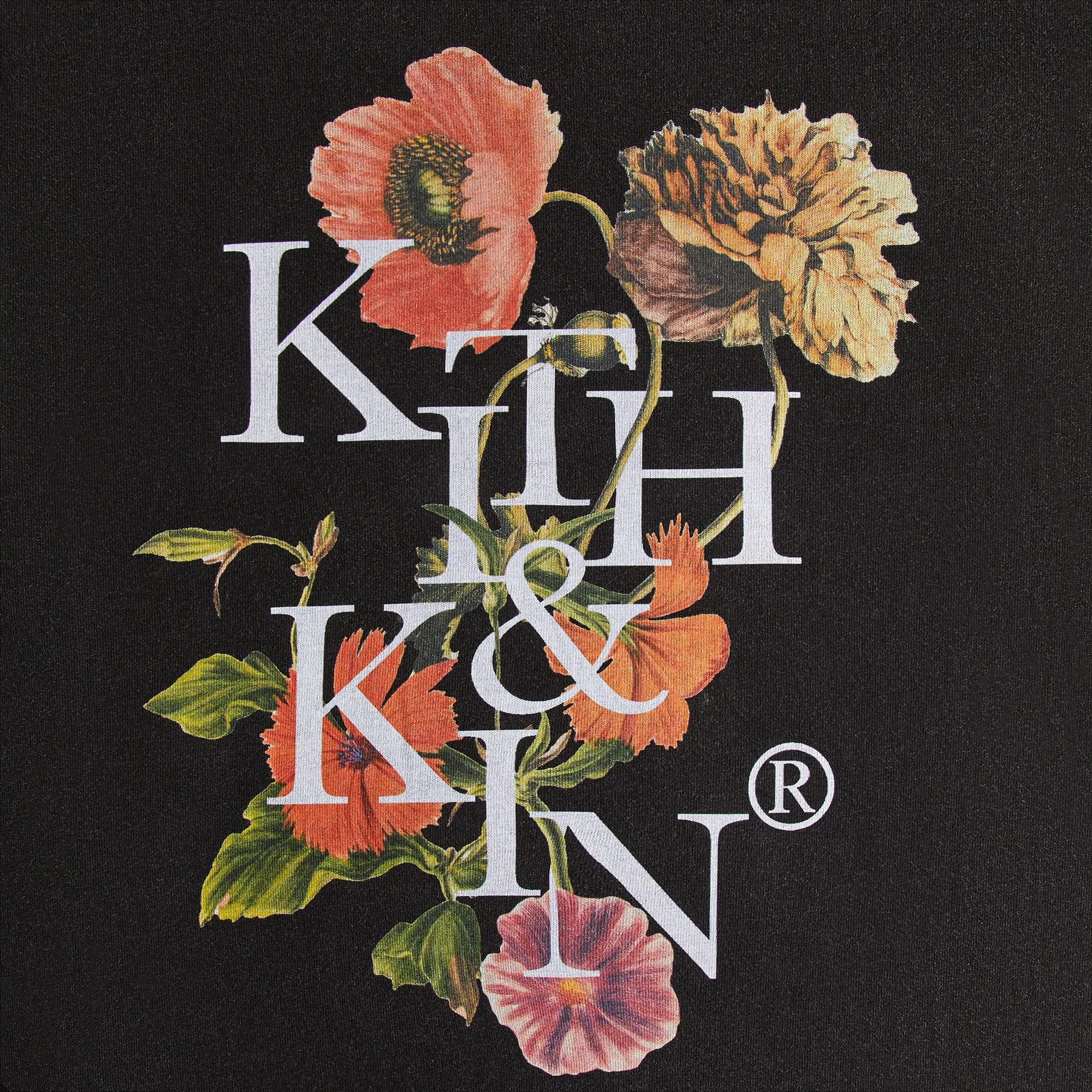 Kith Women Kith & Kin Flora Vintage Tee - Black sold by Kith product image thumbnail 4