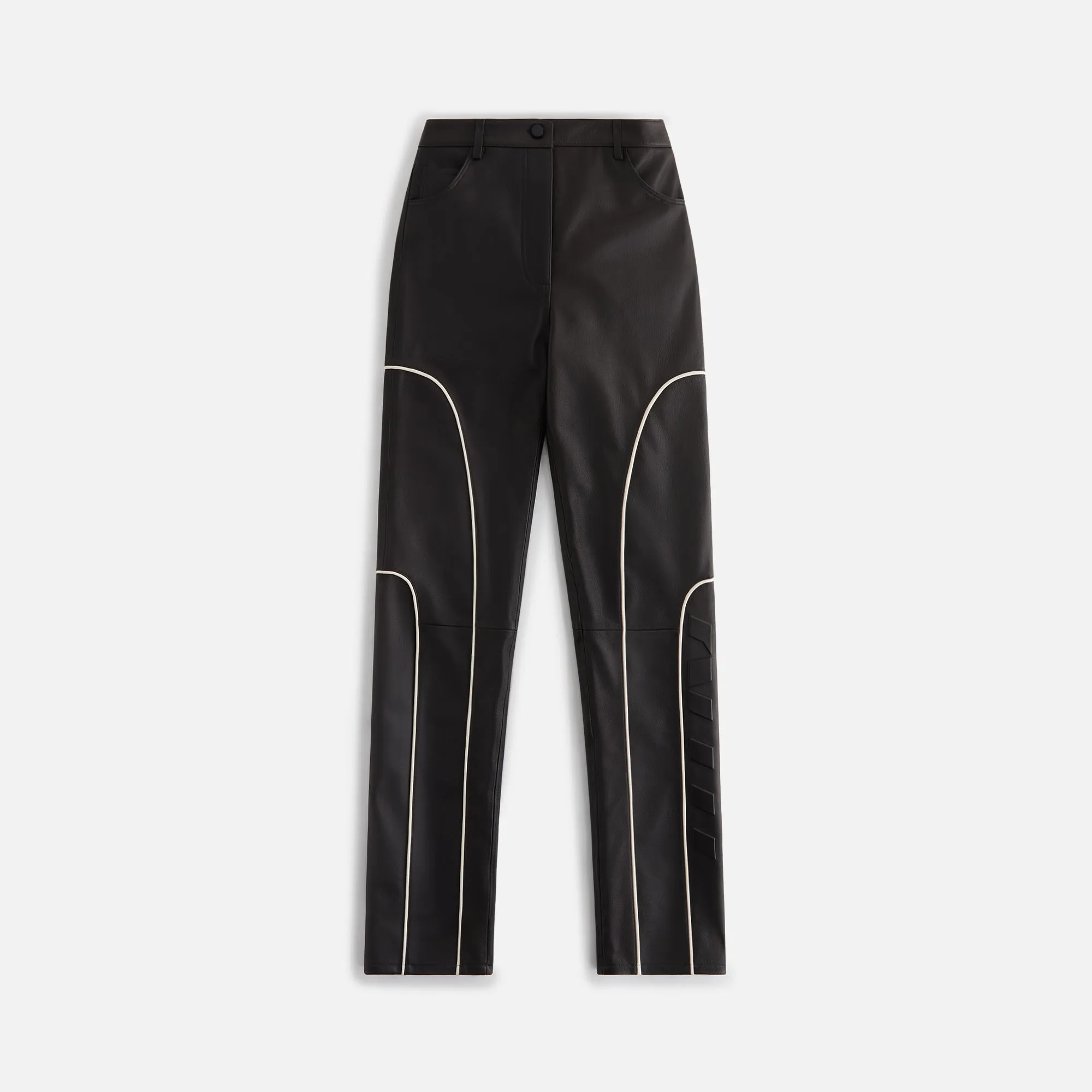 Kith Women Evren Moto Leather Pant - Black sold by Kith