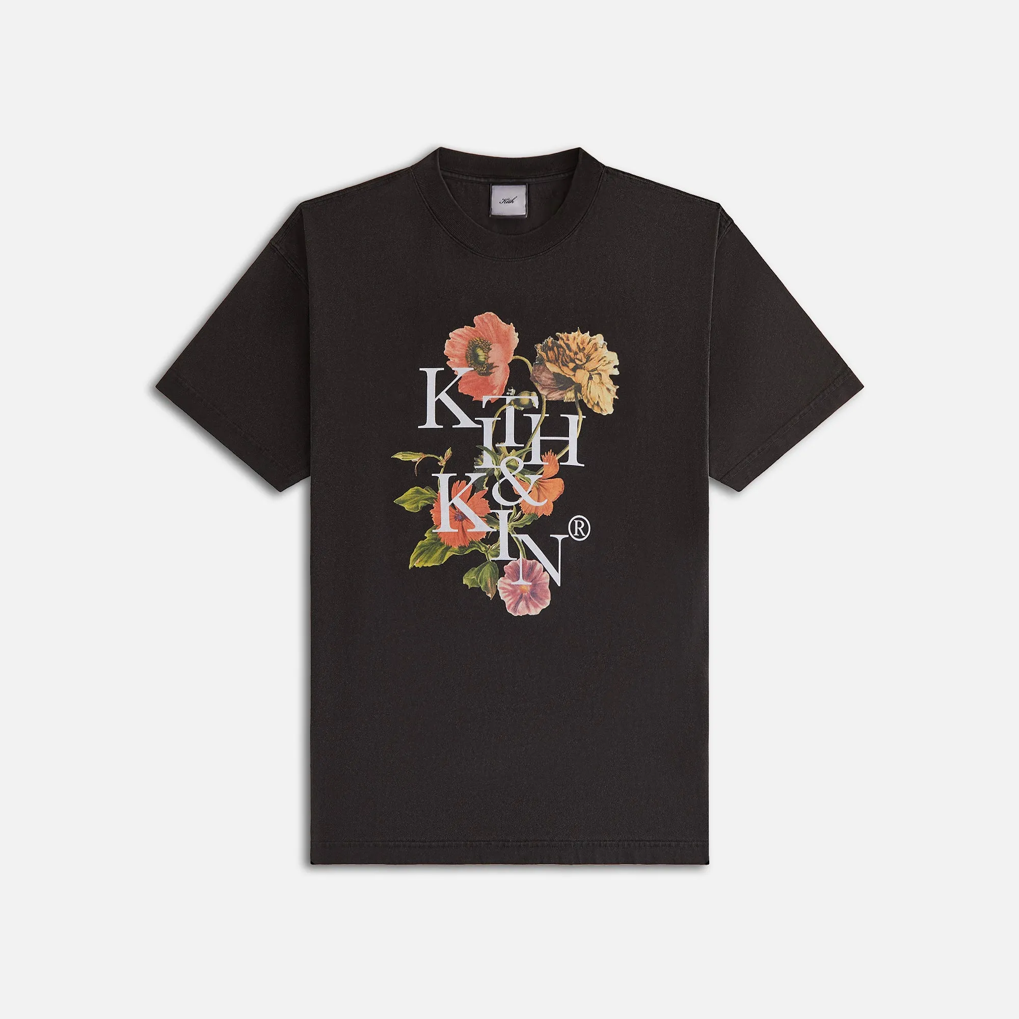Kith Women Kith & Kin Flora Vintage Tee - Black sold by Kith