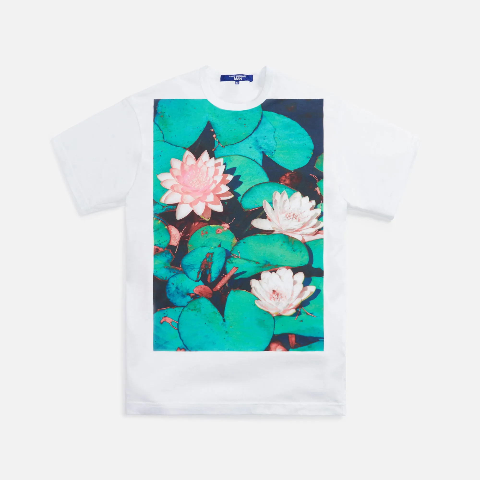 Junya Watanabe Man Cotton Jersey Print Tee - White sold by Kith