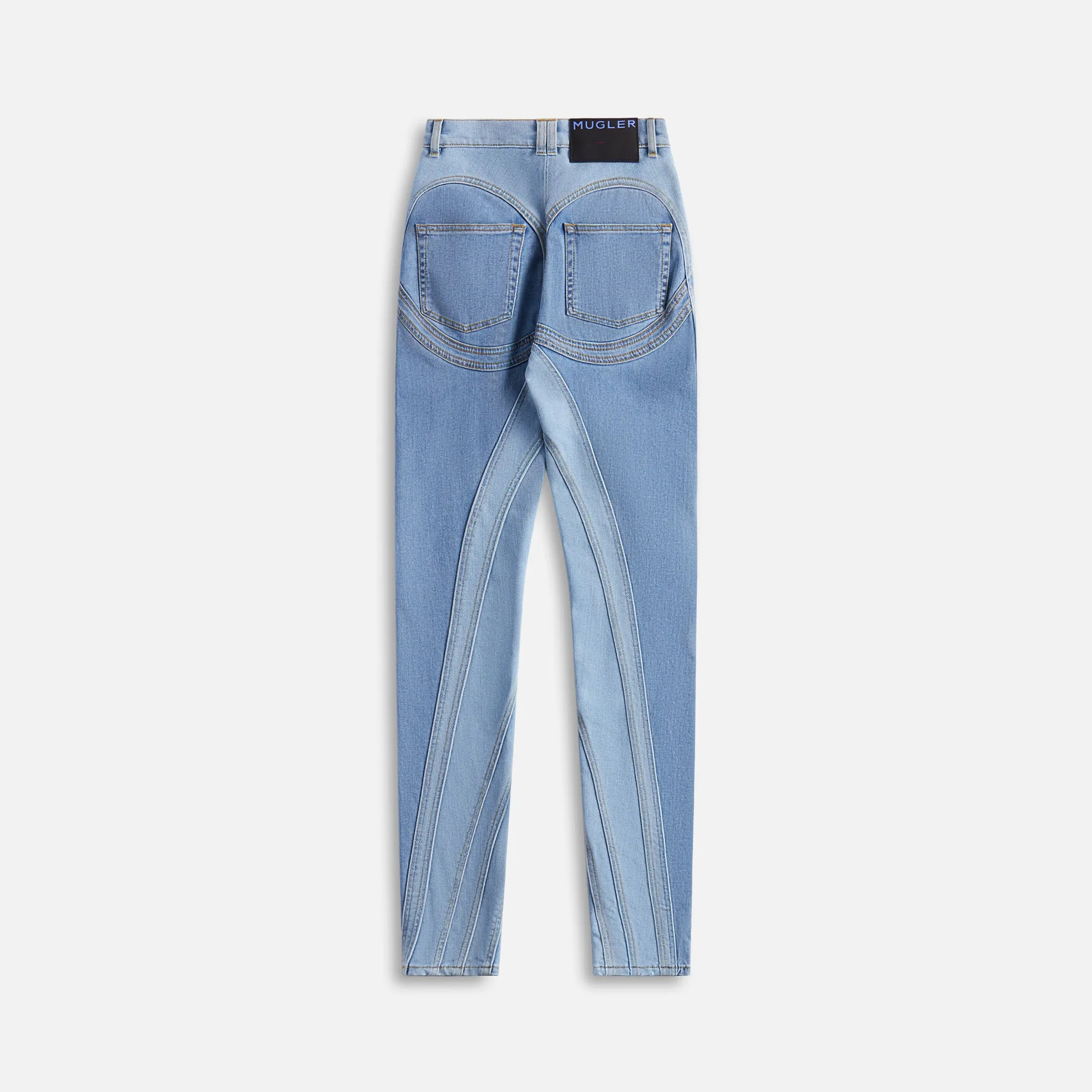 Mugler Contrast Denim Pant - Light Blue sold by Kith product image thumbnail 2