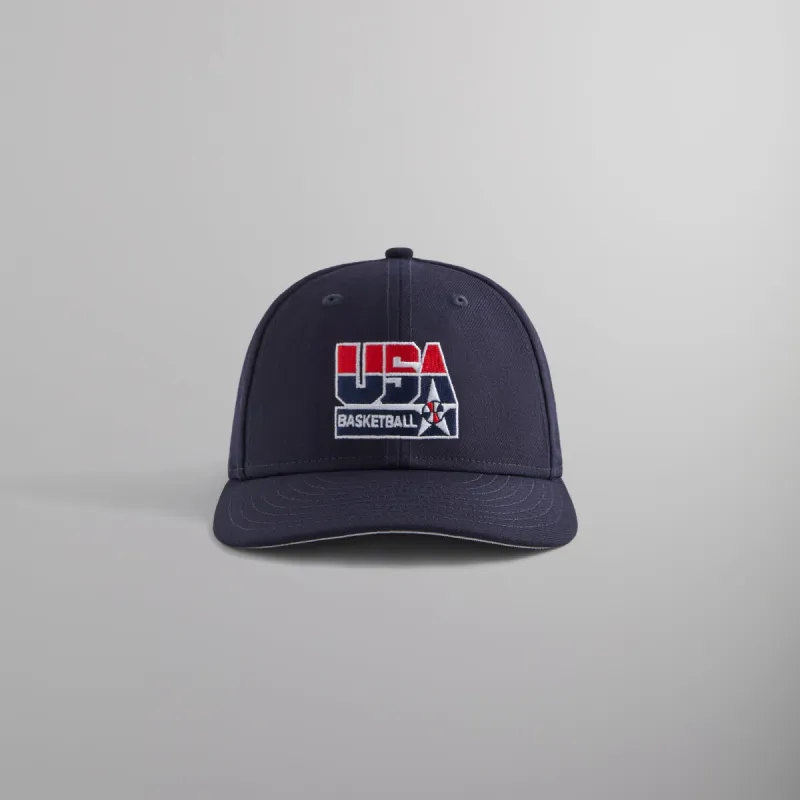 Kith & New Era for USA Basketball 59FIFTY Low Profile Fitted Cap - Nocturnal PH sold by Kith