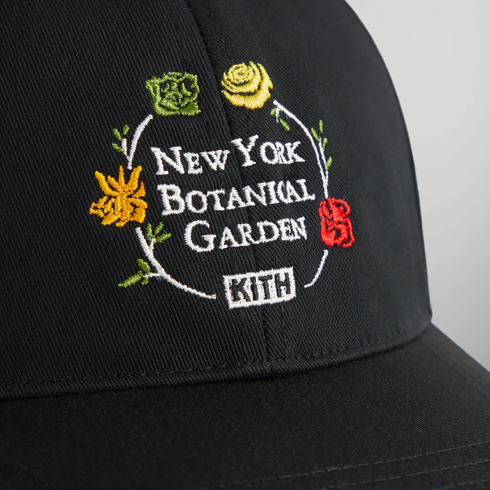 Kith for New York Botanical Garden Twill Aaron Cap - Black sold by Kith product image thumbnail 4